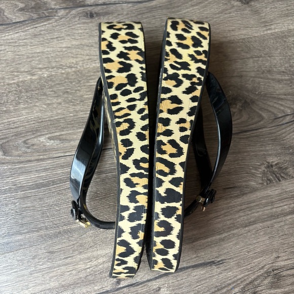 Kate Spade Leopard Print Platform Sandals size 9M - Picture 7 of 11